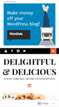 Mobile Screenshot of delightfulanddelicious.com